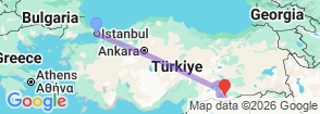 Tour route map