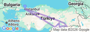 Tour route map