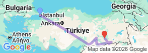 Tour route map