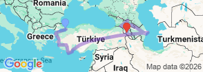 Tour route map