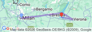 Tour route map