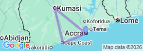 Tour route map
