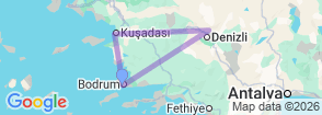 Tour route map