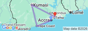 Tour route map
