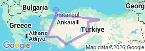 Tour route map