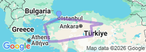 Tour route map