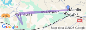 Tour route map