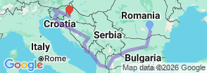 Tour route map
