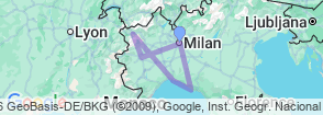 Tour route map