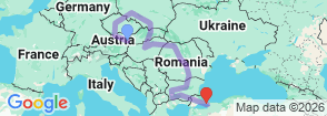 Tour route map