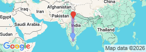 Tour route map