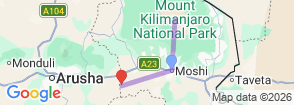 Tour route map