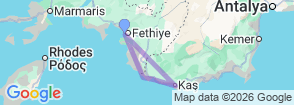 Tour route map