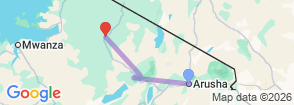 Tour route map