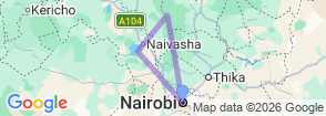 Tour route map