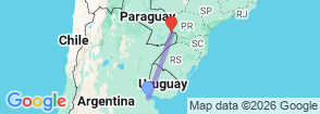 Tour route map