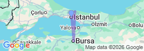 Tour route map