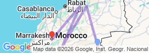 Tour route map