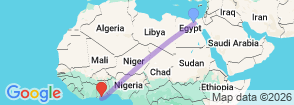 Tour route map