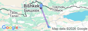 Tour route map