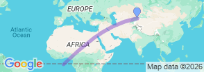 Tour route map