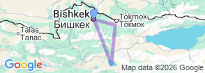 Tour route map