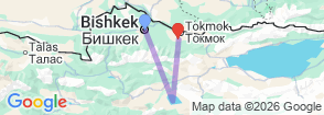 Tour route map