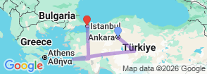Tour route map