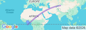 Tour route map
