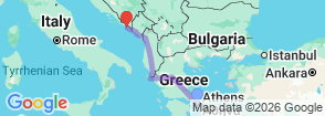 Tour route map