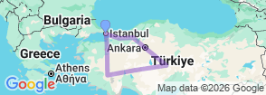 Tour route map