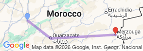 Tour route map