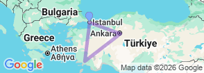 Tour route map
