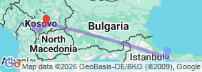 Tour route map