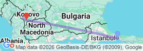 Tour route map