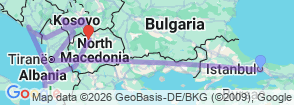 Tour route map
