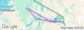 Tour route map