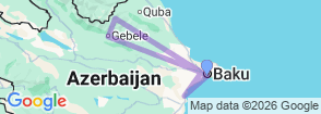 Tour route map