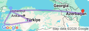 Tour route map