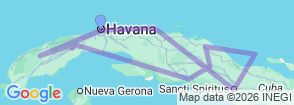 Tour route map