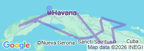 Tour route map