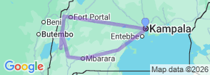 Tour route map