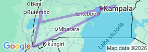 Tour route map