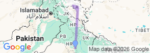 Tour route map