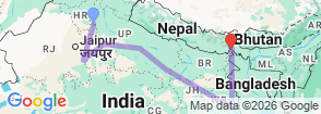 Tour route map