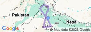 Tour route map