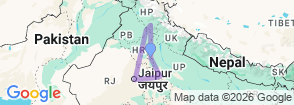 Tour route map