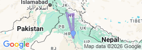 Tour route map