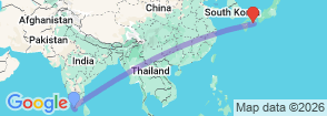 Tour route map