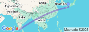 Tour route map